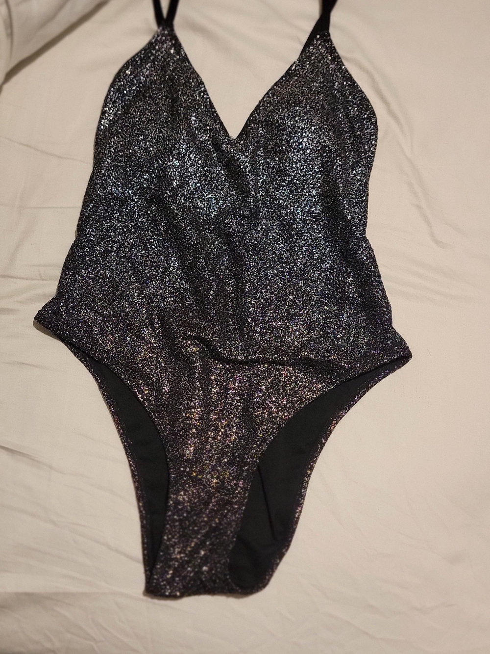 Sparkle Black Girls' One-Piece Swimsuit